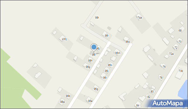 Jelna, Jelna, 98i, mapa Jelna