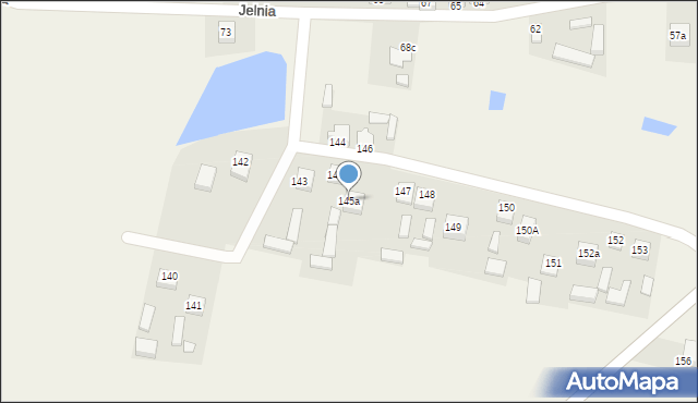 Jelnia, Jelnia, 145a, mapa Jelnia