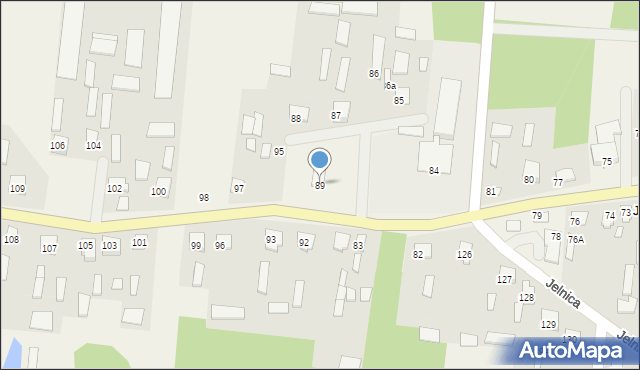 Jelnica, Jelnica, 89, mapa Jelnica