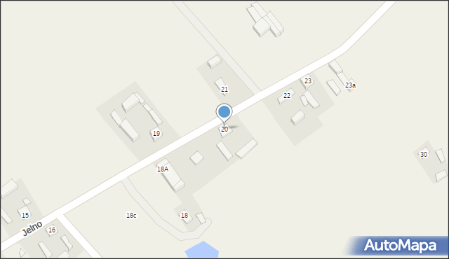 Jelno, Jelno, 20, mapa Jelno
