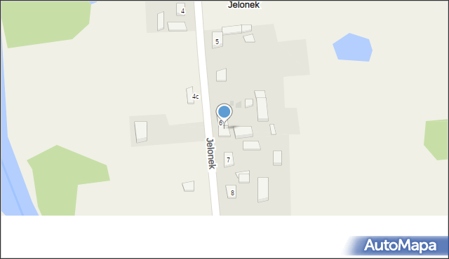 Jelonek, Jelonek, 6a, mapa Jelonek