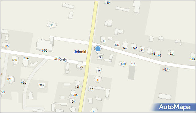 Jelonki, Jelonki, 37, mapa Jelonki