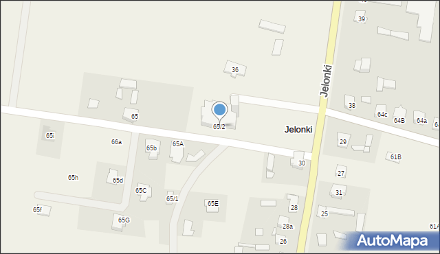 Jelonki, Jelonki, 65/2, mapa Jelonki