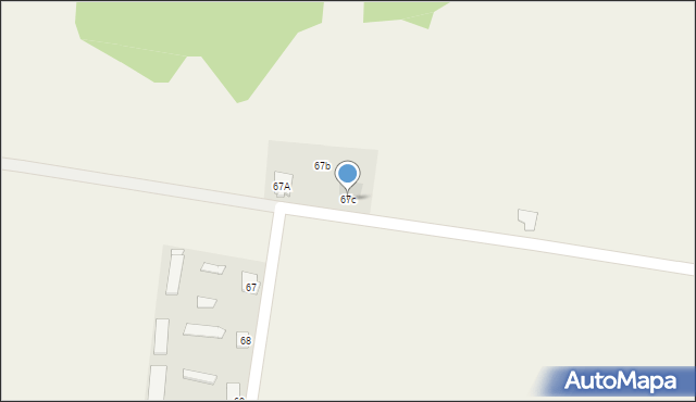 Jelonki, Jelonki, 67c, mapa Jelonki
