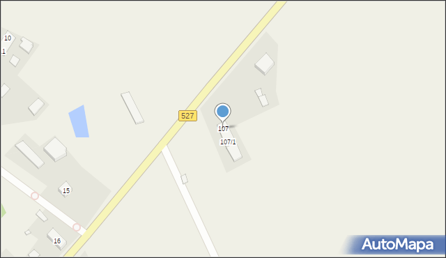 Jelonki, Jelonki, 107/2, mapa Jelonki