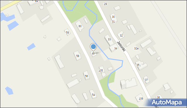 Jelonki, Jelonki, 57, mapa Jelonki