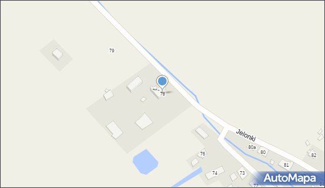Jelonki, Jelonki, 78, mapa Jelonki