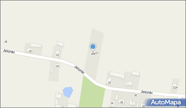 Jelonki, Jelonki, 40b, mapa Jelonki
