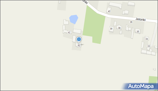 Jelonki, Jelonki, 41, mapa Jelonki