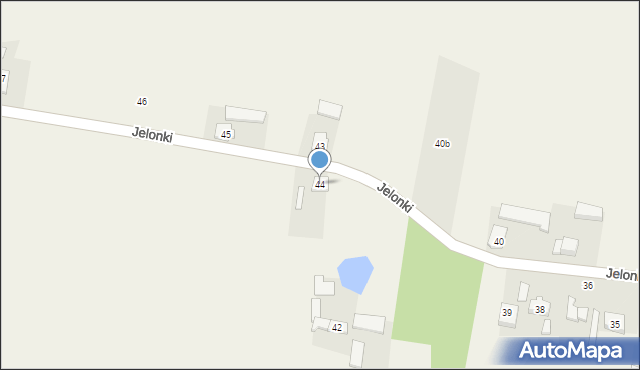 Jelonki, Jelonki, 44, mapa Jelonki