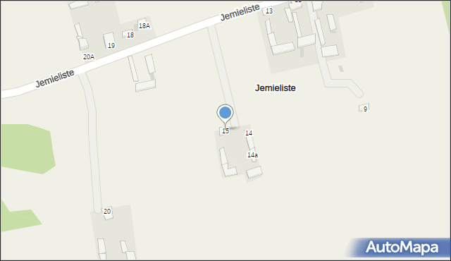 Jemieliste, Jemieliste, 15, mapa Jemieliste