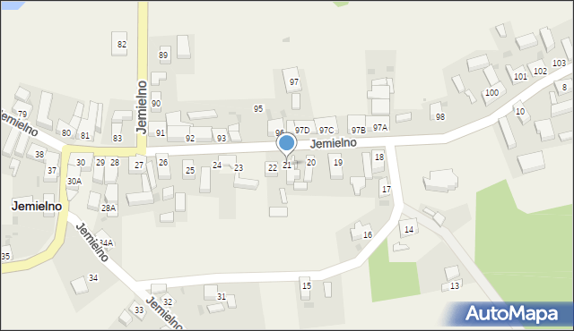 Jemielno, Jemielno, 21, mapa Jemielno