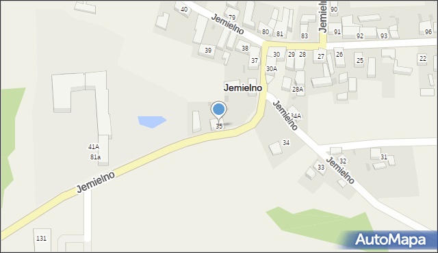 Jemielno, Jemielno, 35, mapa Jemielno