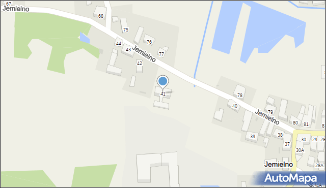 Jemielno, Jemielno, 41, mapa Jemielno