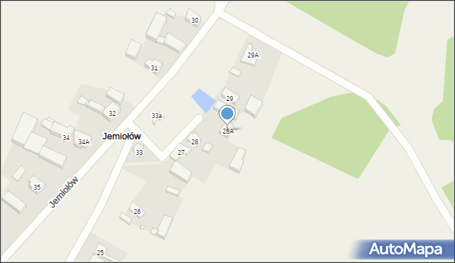 Jemiołów, Jemiołów, 28A, mapa Jemiołów