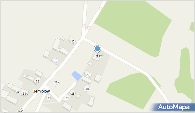 Jemiołów, Jemiołów, 29A, mapa Jemiołów