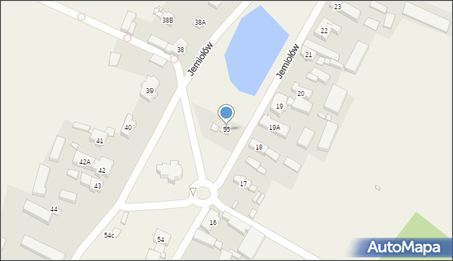 Jemiołów, Jemiołów, 55, mapa Jemiołów