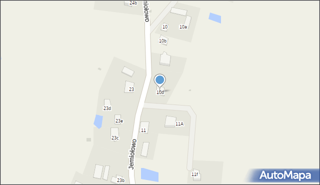 Jemiołowo, Jemiołowo, 10d, mapa Jemiołowo