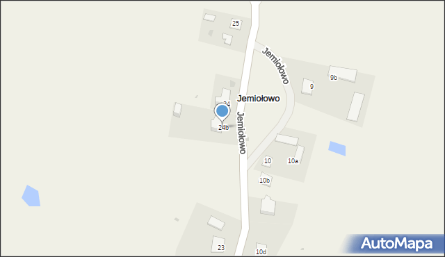 Jemiołowo, Jemiołowo, 24b, mapa Jemiołowo