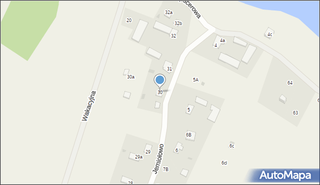 Jemiołowo, Jemiołowo, 30, mapa Jemiołowo