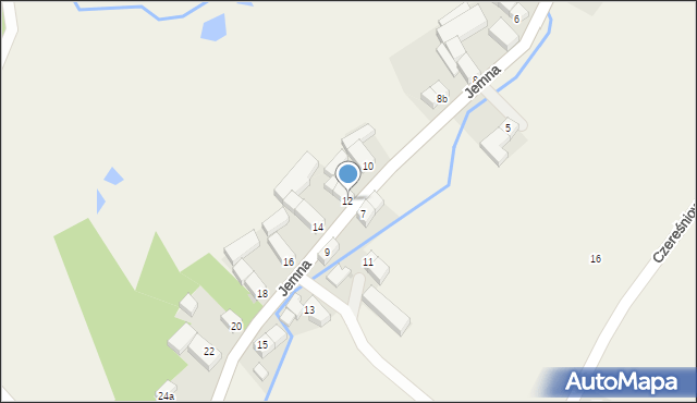 Jemna, Jemna, 12, mapa Jemna