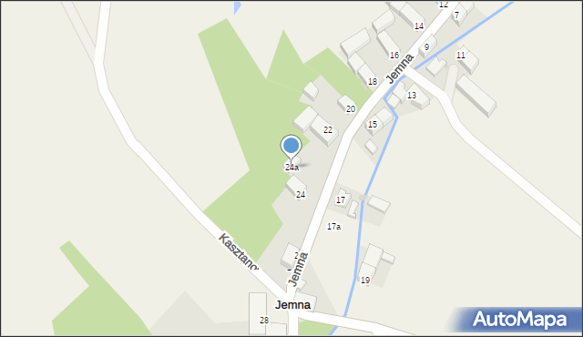Jemna, Jemna, 24a, mapa Jemna
