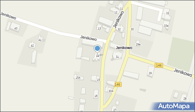 Jenikowo, Jenikowo, 14, mapa Jenikowo