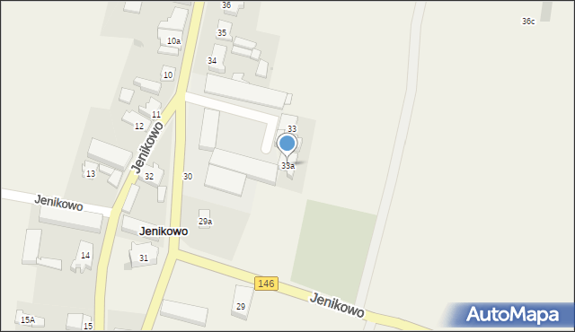 Jenikowo, Jenikowo, 33a, mapa Jenikowo