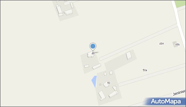 Jeniniec, Jeniniec, 49, mapa Jeniniec