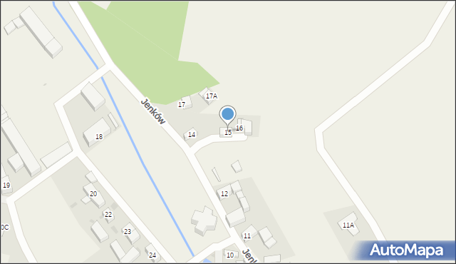 Jenków, Jenków, 15, mapa Jenków