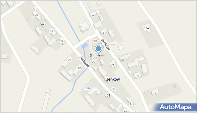 Jenków, Jenków, 27, mapa Jenków