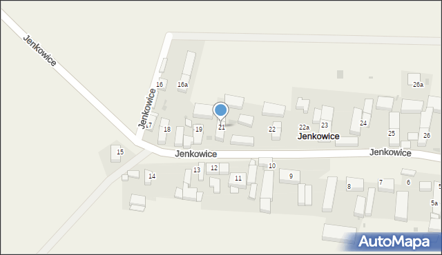 Jenkowice, Jenkowice, 21, mapa Jenkowice