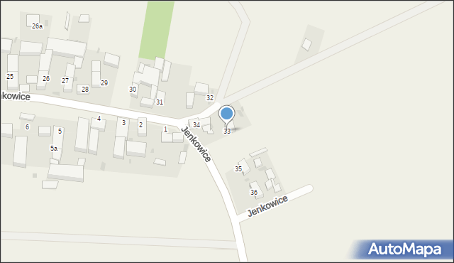 Jenkowice, Jenkowice, 33, mapa Jenkowice