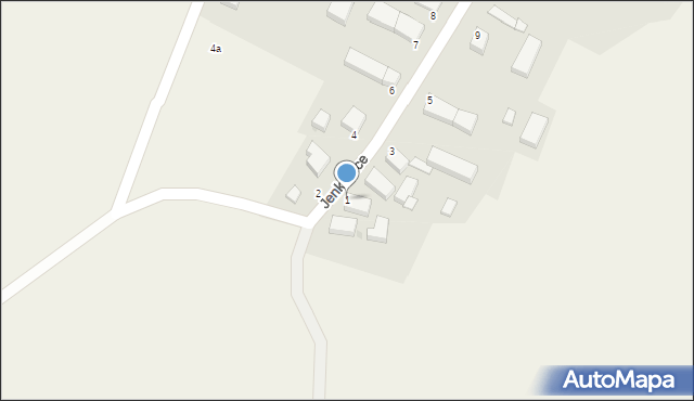 Jenkowice, Jenkowice, 1, mapa Jenkowice