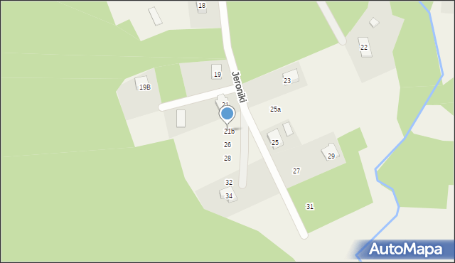 Jeroniki, Jeroniki, 24, mapa Jeroniki