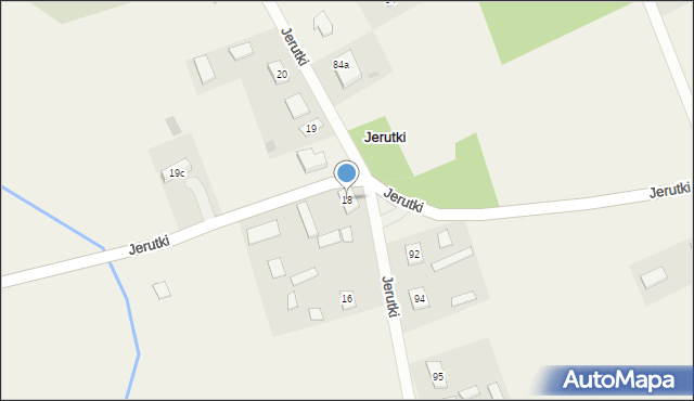 Jerutki, Jerutki, 18, mapa Jerutki