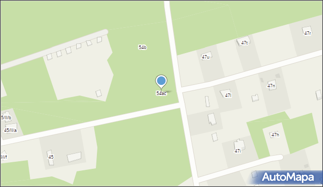 Jerutki, Jerutki, 54ac, mapa Jerutki