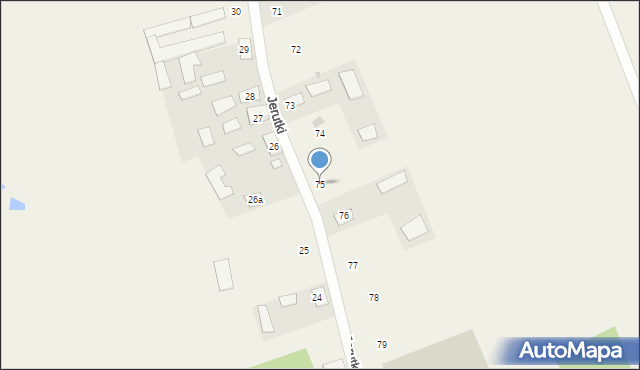 Jerutki, Jerutki, 75, mapa Jerutki