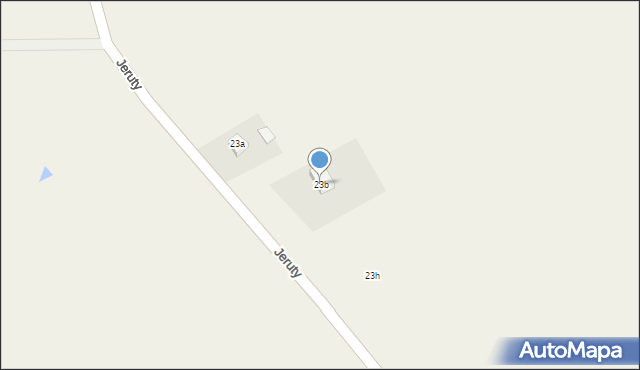 Jeruty, Jeruty, 23b, mapa Jeruty