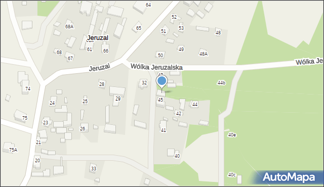 Jeruzal, Jeruzal, 46, mapa Jeruzal