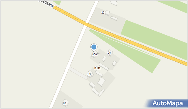 Jeruzal, Jeruzal, 90A, mapa Jeruzal