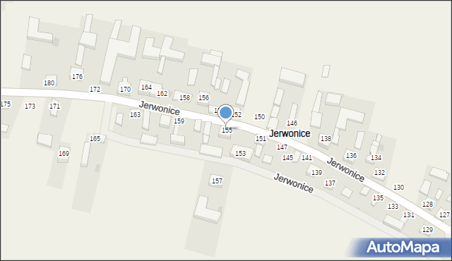 Jerwonice, Jerwonice, 155, mapa Jerwonice