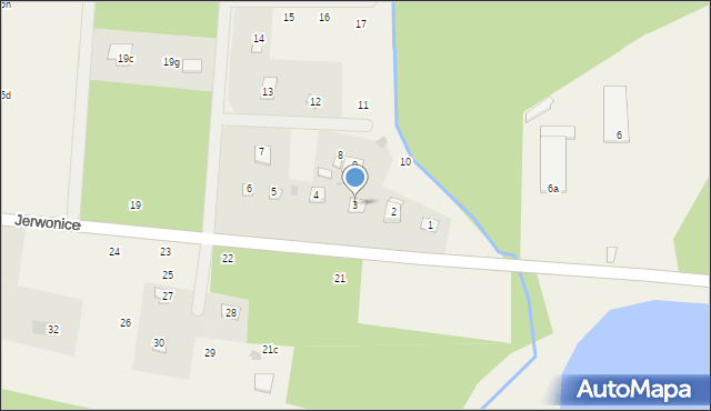 Jerwonice, Jerwonice, 3, mapa Jerwonice