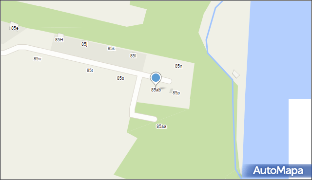 Jerwonice, Jerwonice, 85ab, mapa Jerwonice