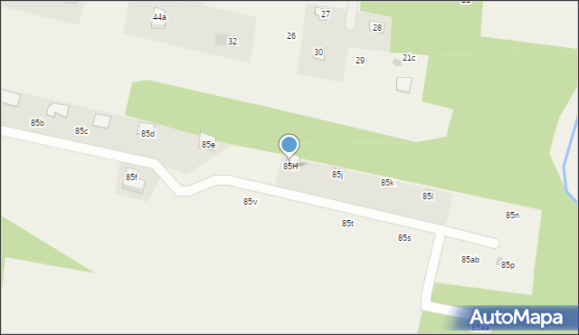 Jerwonice, Jerwonice, 85H, mapa Jerwonice