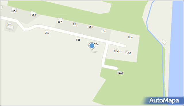 Jerwonice, Jerwonice, 85z, mapa Jerwonice