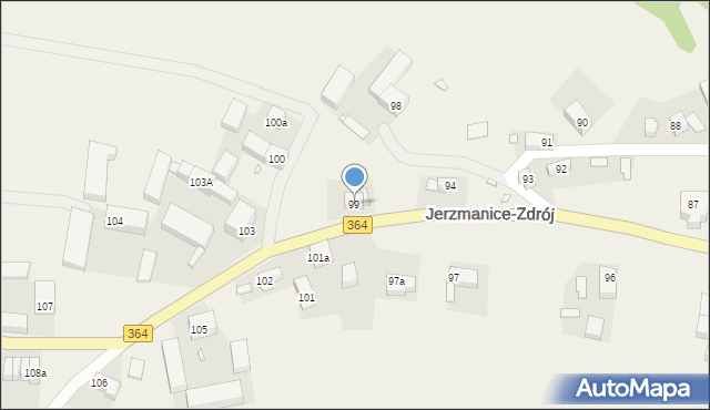 Jerzmanice-Zdrój, Jerzmanice-Zdrój, 99, mapa Jerzmanice-Zdrój