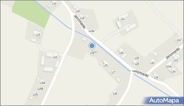Jerzmanki, Jerzmanki, 124, mapa Jerzmanki