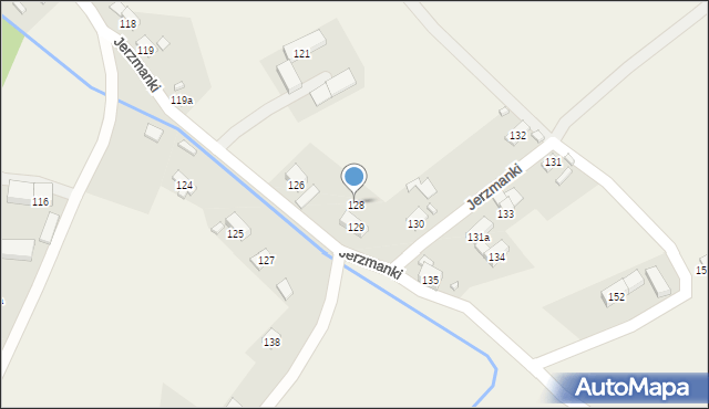 Jerzmanki, Jerzmanki, 128, mapa Jerzmanki