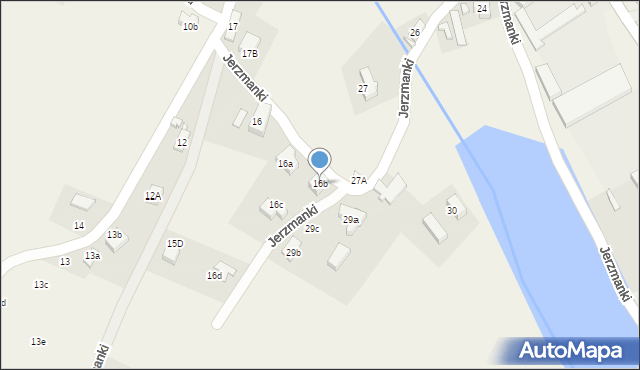 Jerzmanki, Jerzmanki, 16b, mapa Jerzmanki